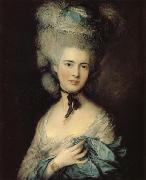Thomas Gainsborough A woman in Blue oil painting picture wholesale